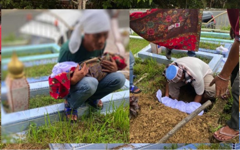 Tidak Dibenarkan Kebumikan Anak Di Kampung, Bapa Terpaksa Usung Jenazah Anak Merata Tempat Untuk Cari Tanah Mengebumikannya